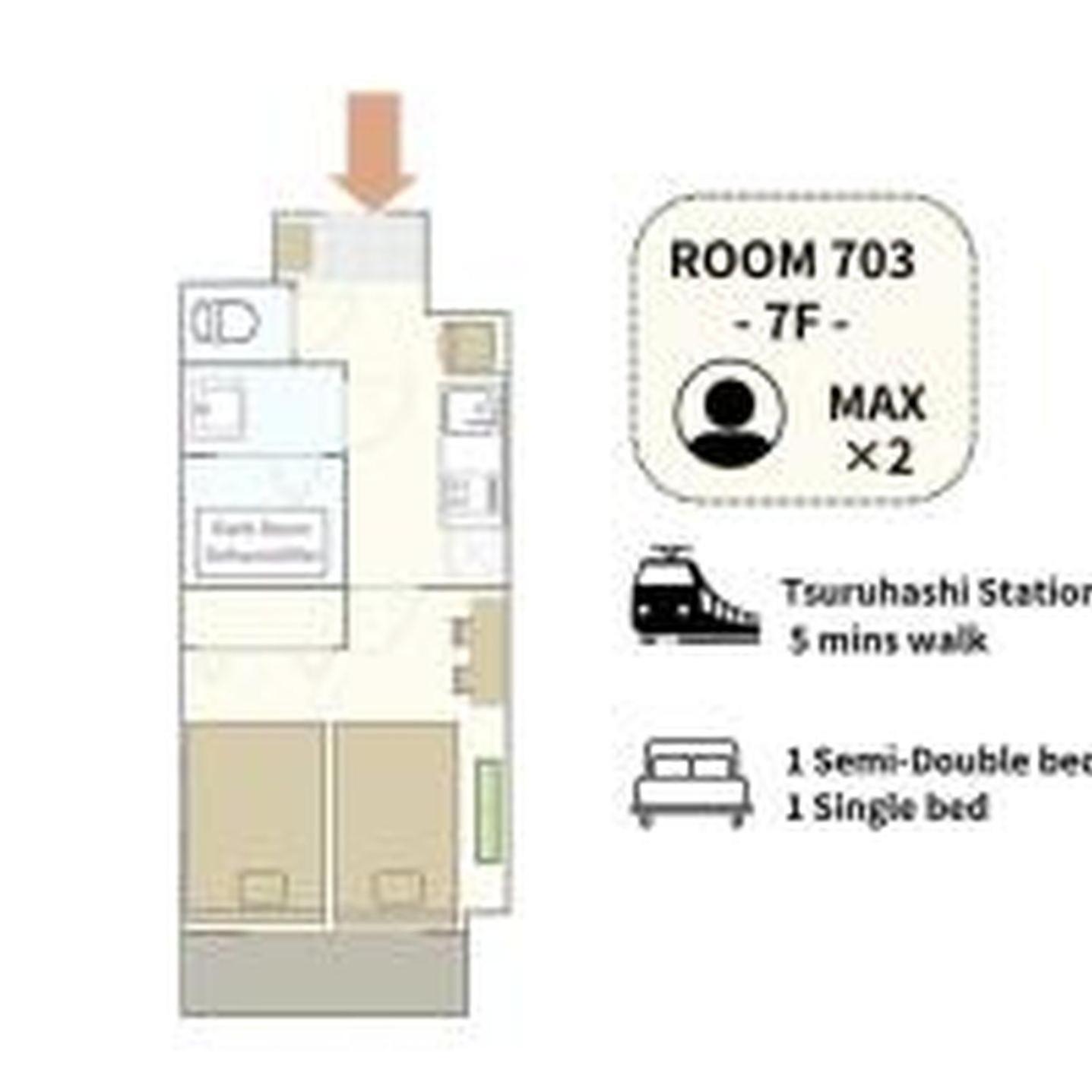 Grandeur Tsuruhashi703 Apartemen